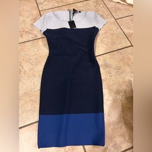 BCBG MaxAzria Jacquetta Blue Dress NWT Size XXS